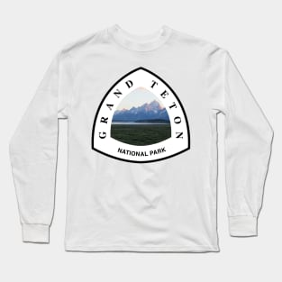 Grand Teton National Park shield Long Sleeve T-Shirt